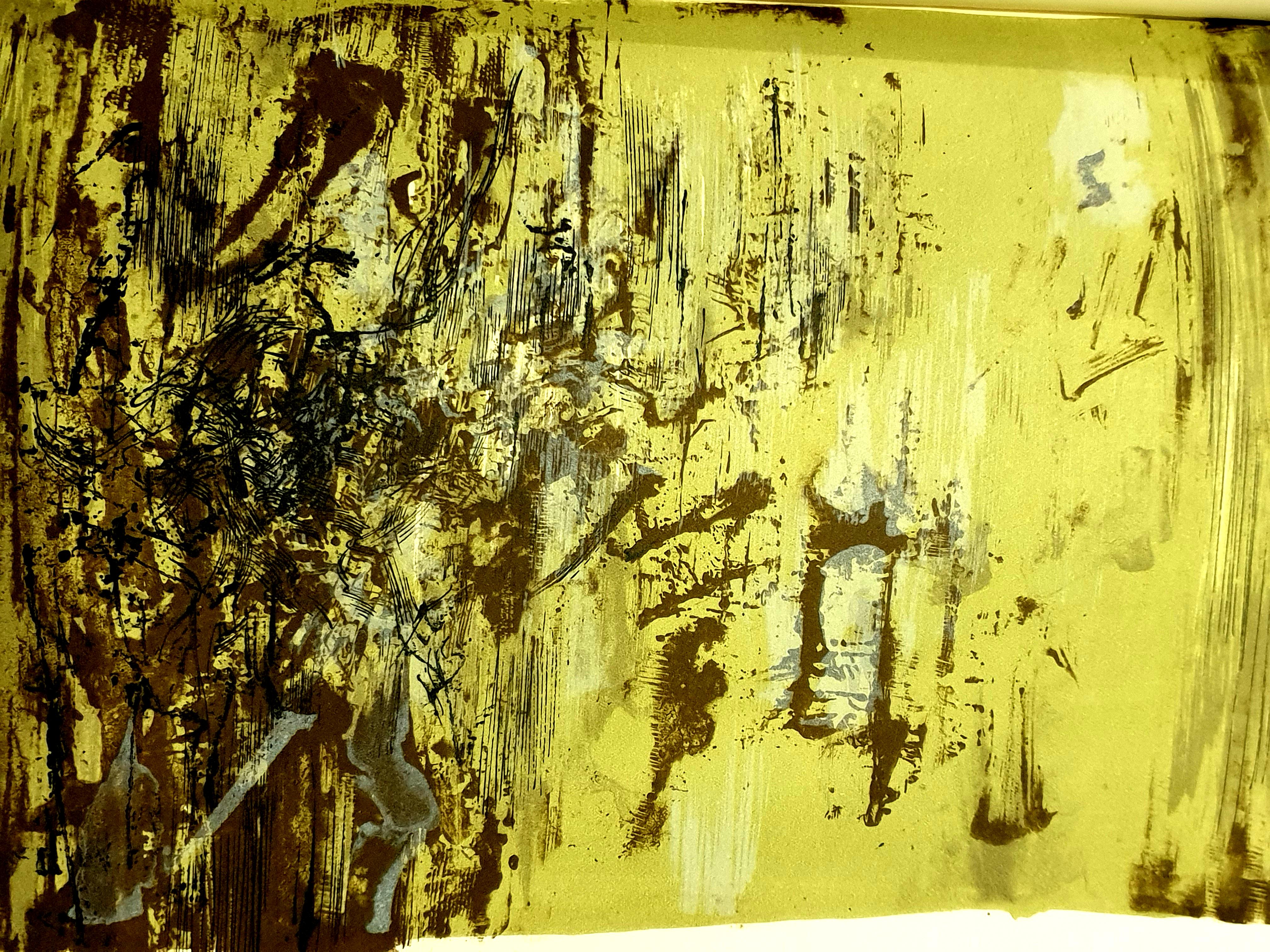 Zao Wou-Ki - Litografia originale - Composizione astratta in vendita 2