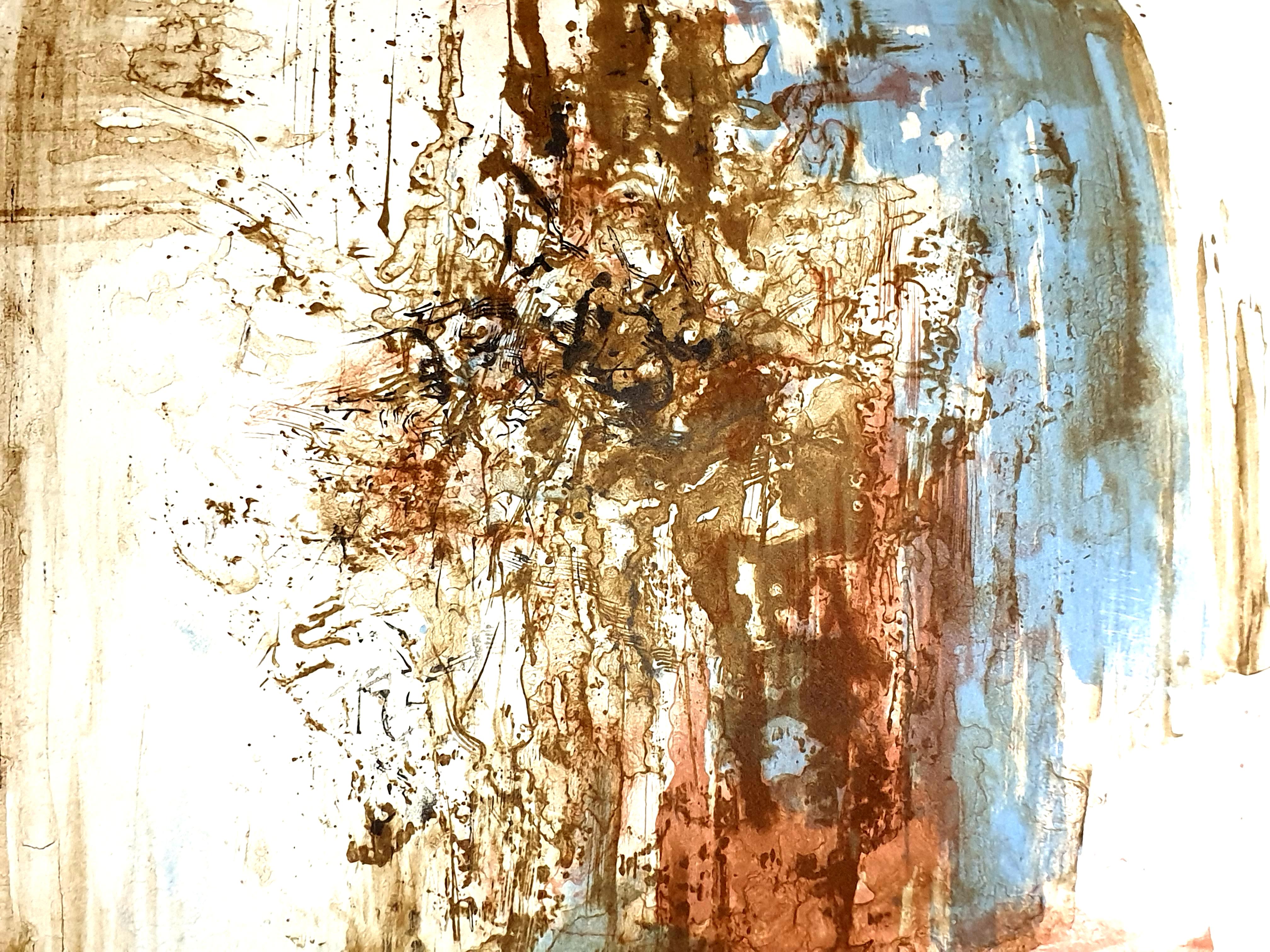 Zao Wou-Ki - Litografia originale - Composizione astratta in vendita 3