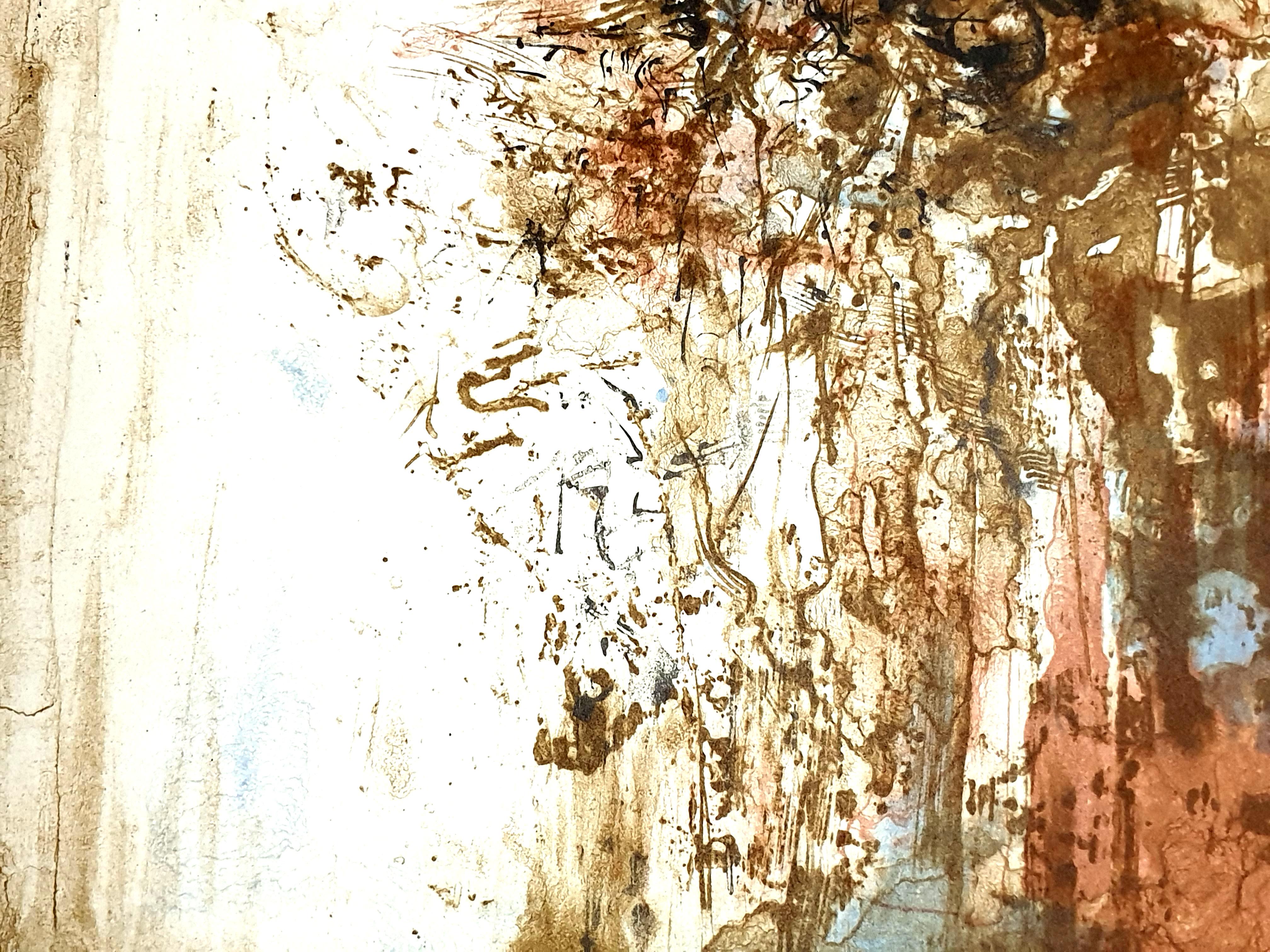 Zao Wou-Ki - Litografia originale - Composizione astratta in vendita 5