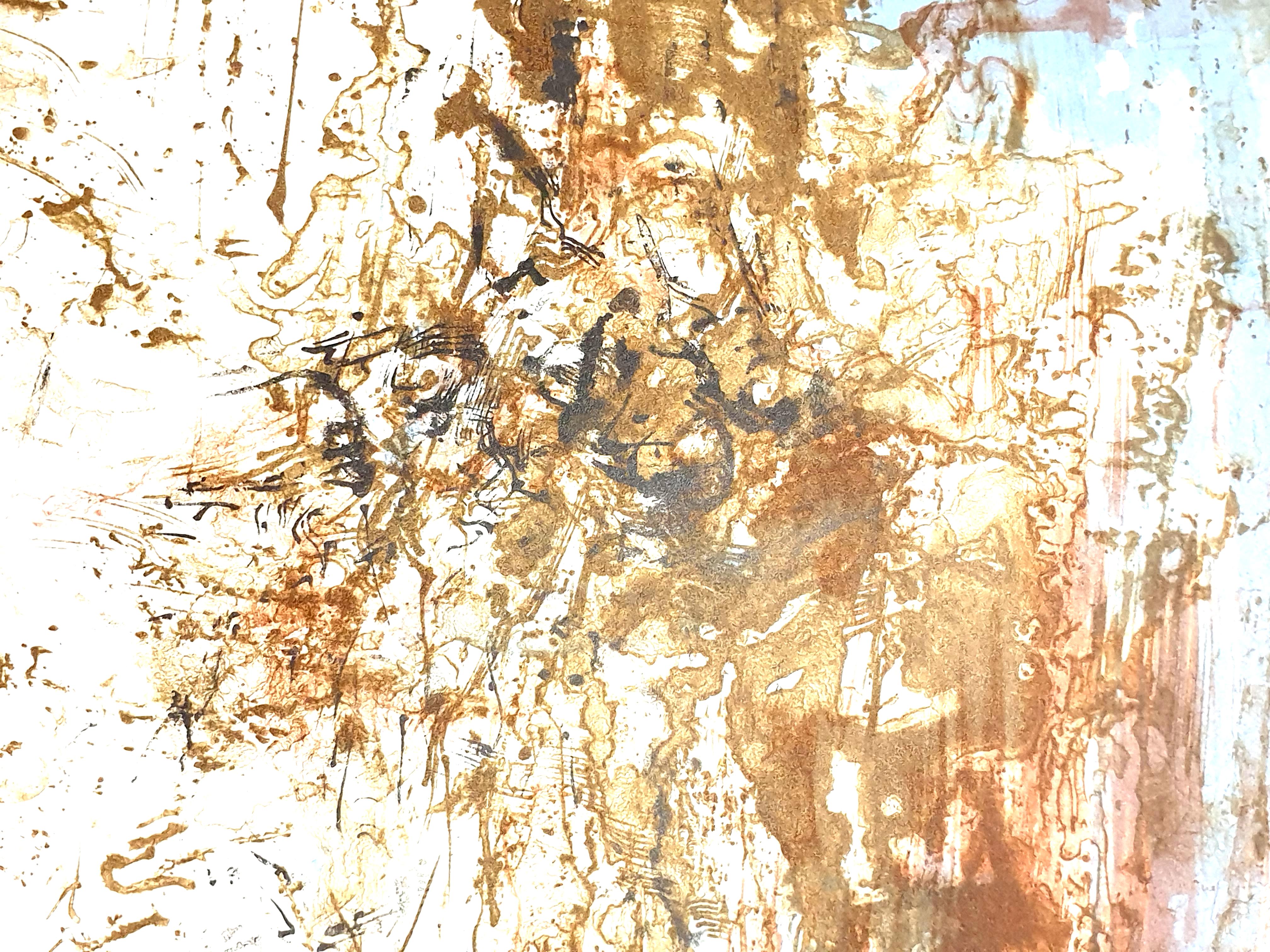 Zao Wou-ki - Original Lithograph - Abstract Composition For Sale 2
