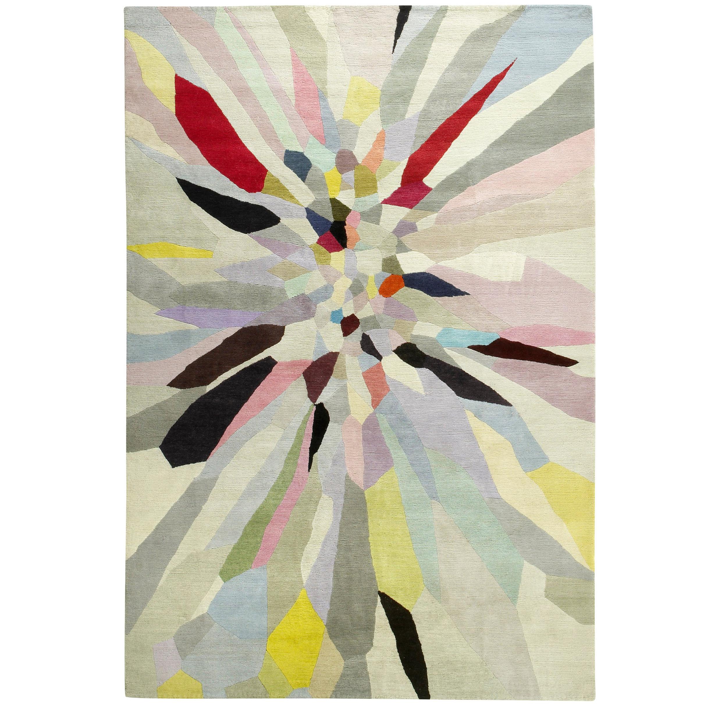 Zap Hand-Knotted 10x8 Rug in Wool by Fiona Curran For Sale