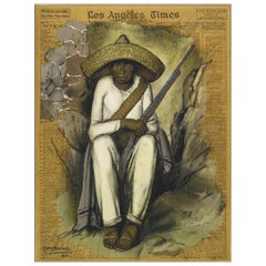 Zapatista, after Spanish Colonial Oil Painting by Alfredo Ramos Martínez