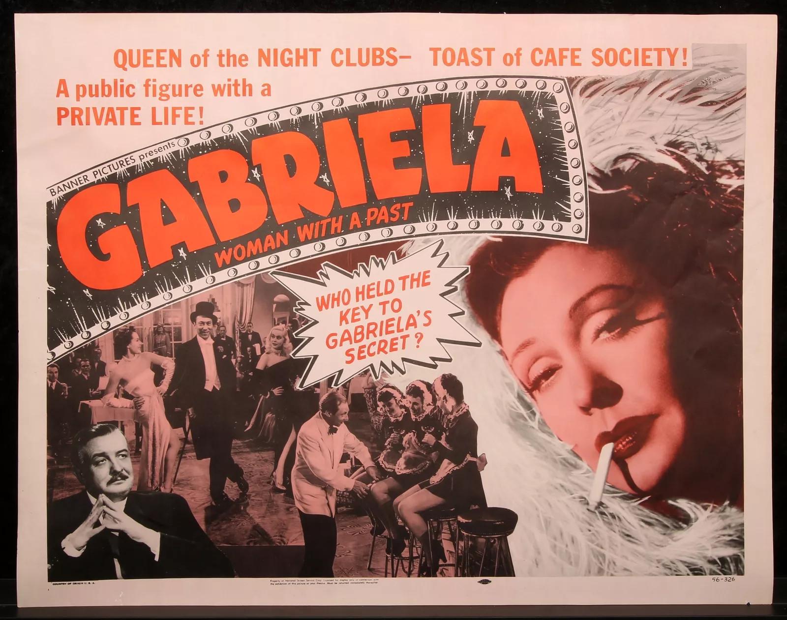 GABRIELA Mujer con pasado - Reina de los Night Clubs - ¡Brindis del Café Society! - Figurative Print Beige de Zarah Leander