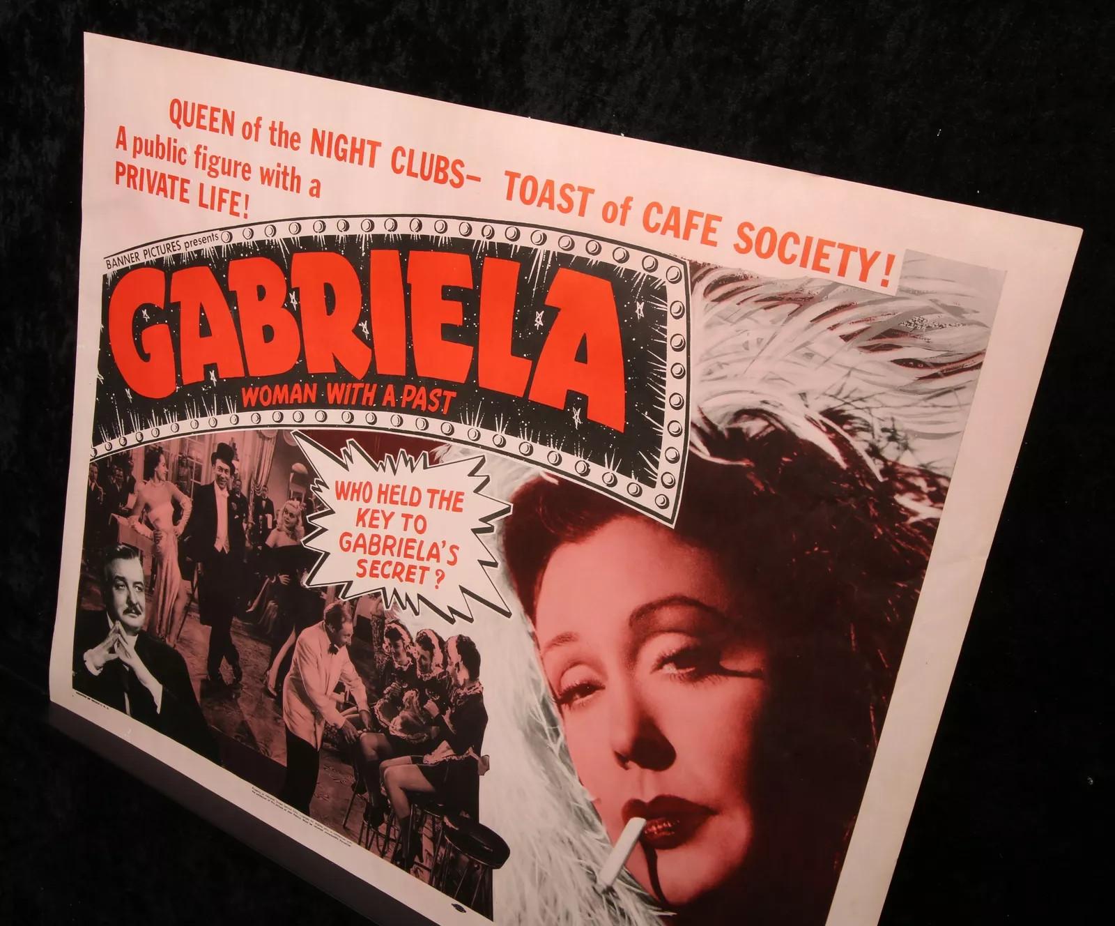 GABRIELA Mujer con pasado - Reina de los Night Clubs - ¡Brindis del Café Society! en venta 1