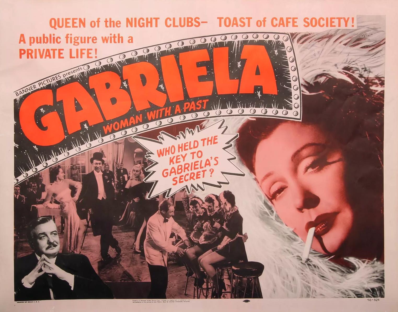 GABRIELA Mujer con pasado - Reina de los Night Clubs - ¡Brindis del Café Society!