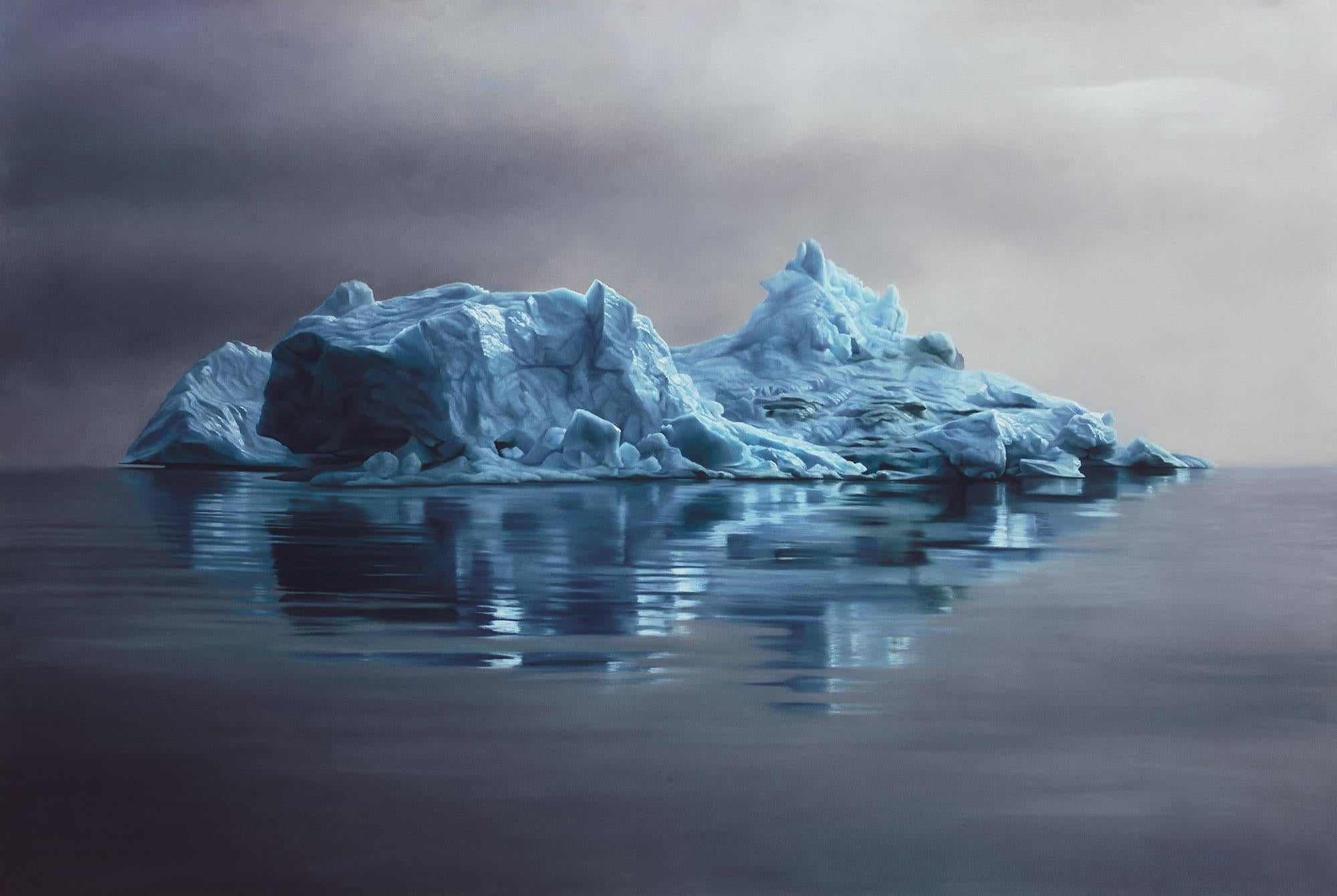 Zaria Forman Landscape Print - Greenland #62