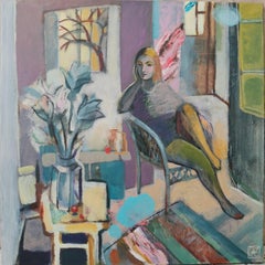 In timelessness, 100x100 cm, acrylic on canvas