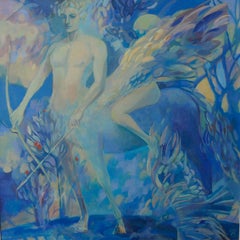 Kitovras, 120x120 cm, Acryl auf Leinwand