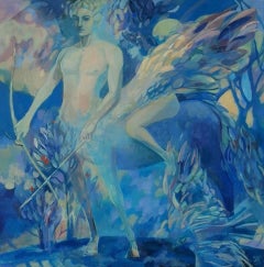Kitovras, 120x120cm, óleo sobre lienzo