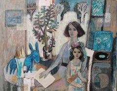 Mamá se vuelve en otoño, 80x100cm, acrílico sobre lienzo
