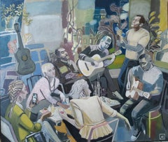 Party , 110x130 cm, acrylic on canvas