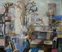 Workshop , 110x130 cm, acrylic on canvas
