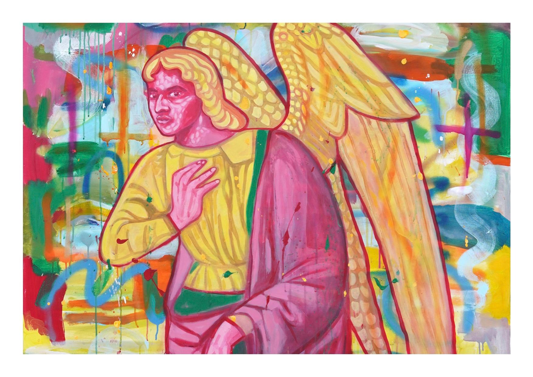 Calling all angels by Zartosht Rahimi For Sale 1