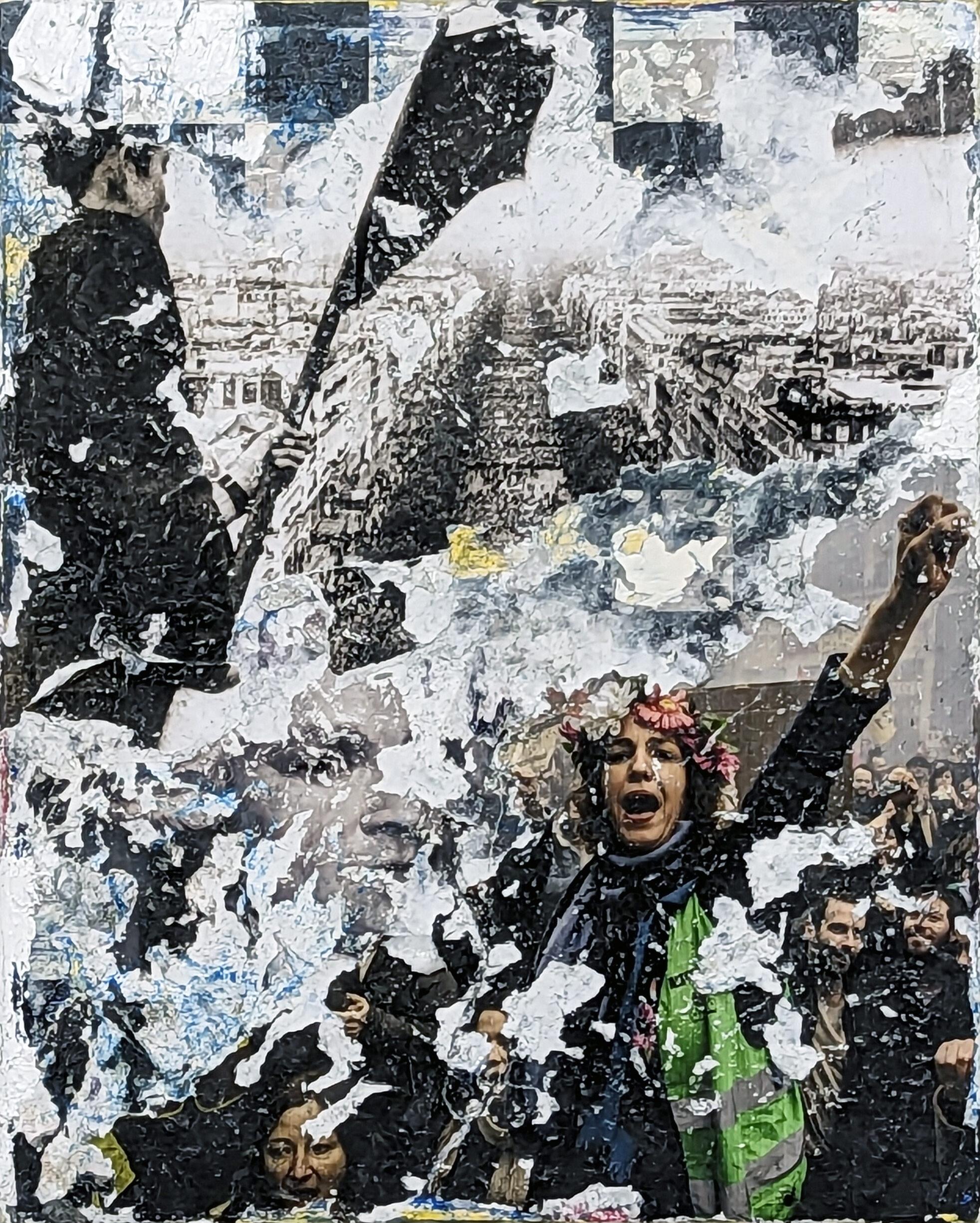 Liberté II - Mixed Media Art by Zavier Ellis