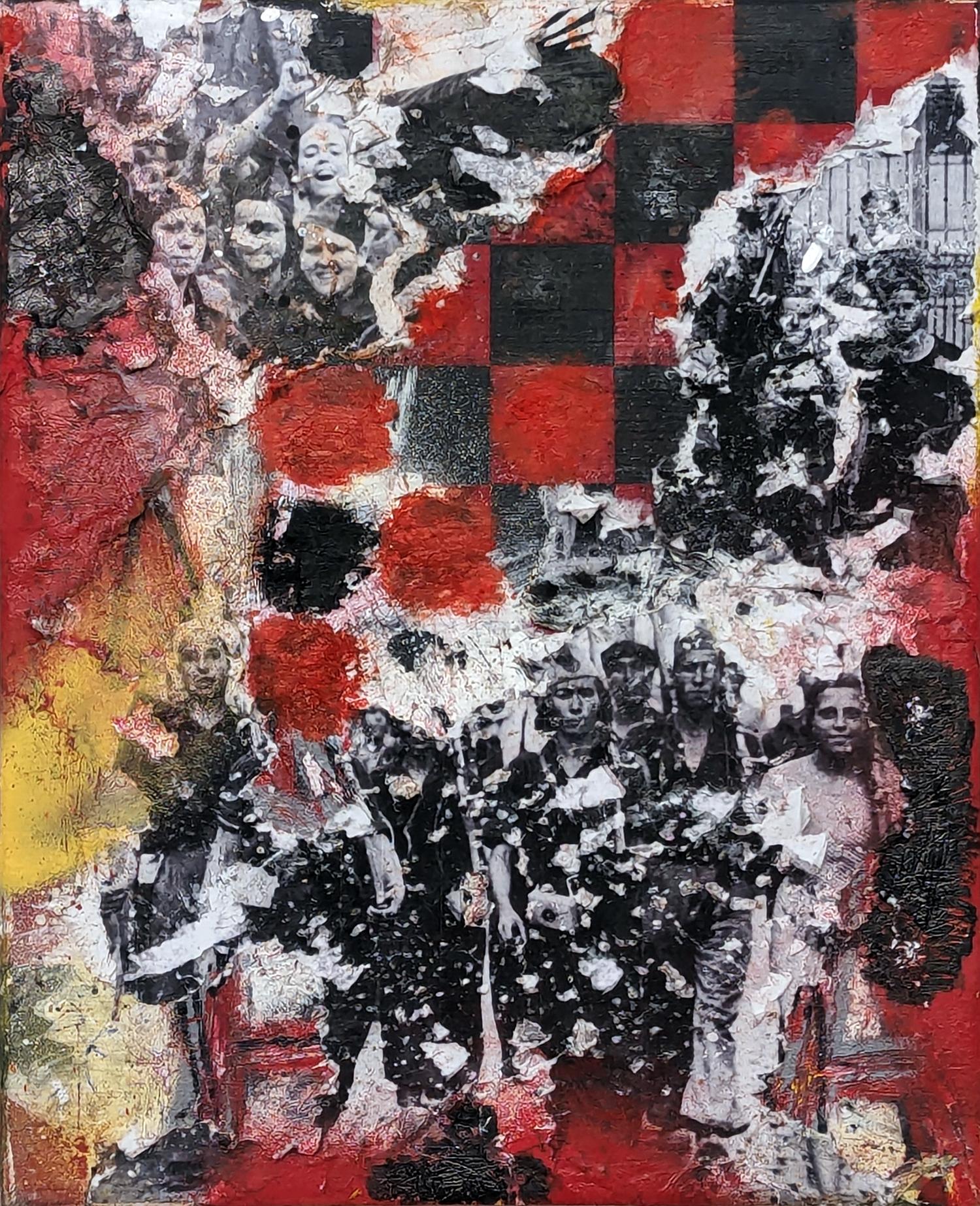 Sites of Conflict: No Pasarán II - Mixed Media Art by Zavier Ellis