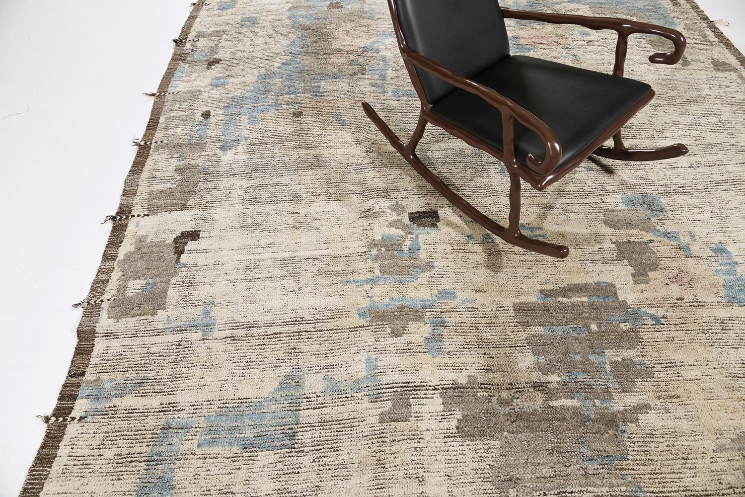 Contemporary Zazate, Atlas Collection, Seasons by Mehraban Rugs For Sale