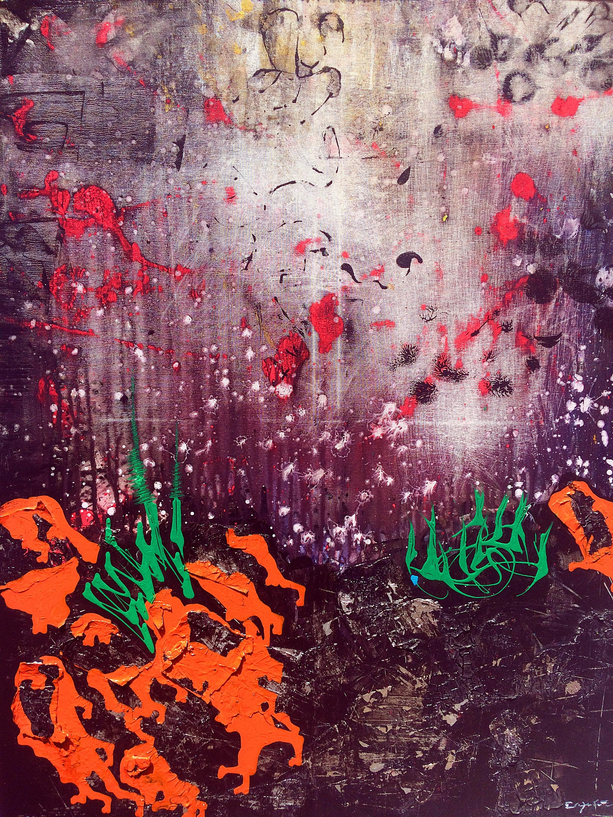 Shadow work - Painting by Zazulete