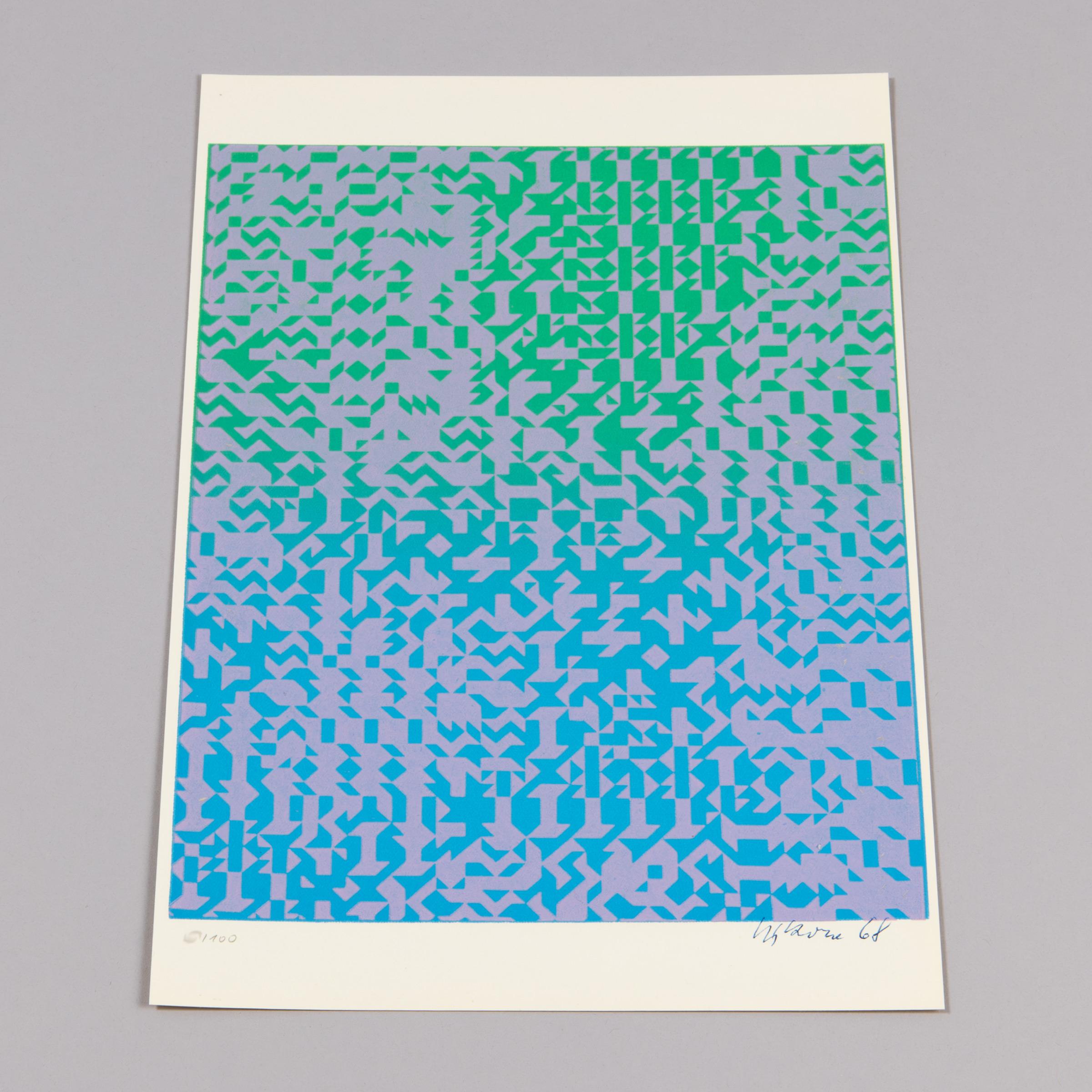 Zdeněk Sýkora, Untitled (Folgende Folge aus dem Tschechischem): 2 Signed Prints For Sale 4