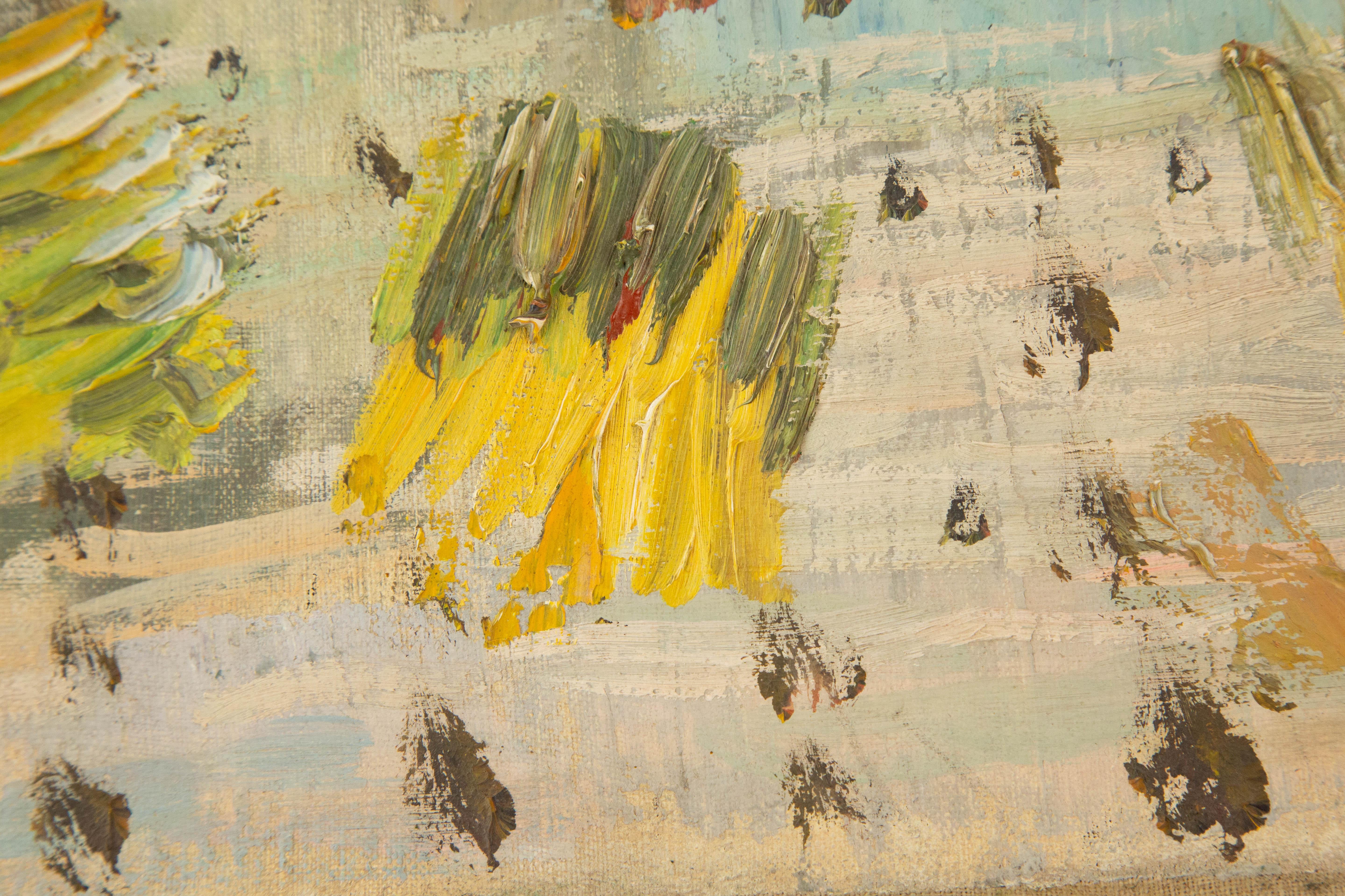 An He Contemporary Original Öl auf Leinwand 