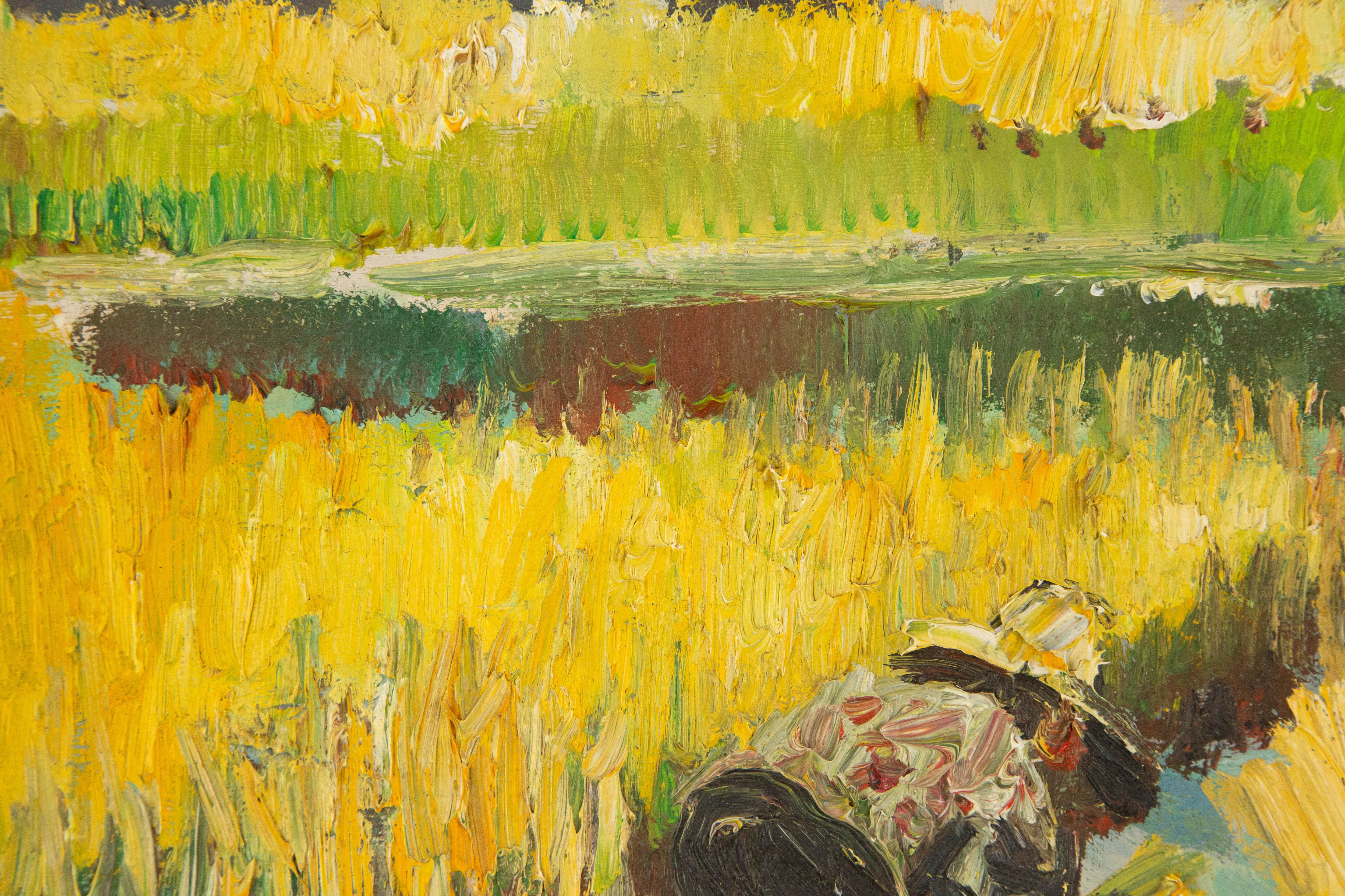 Olio su tela originale contemporaneo 