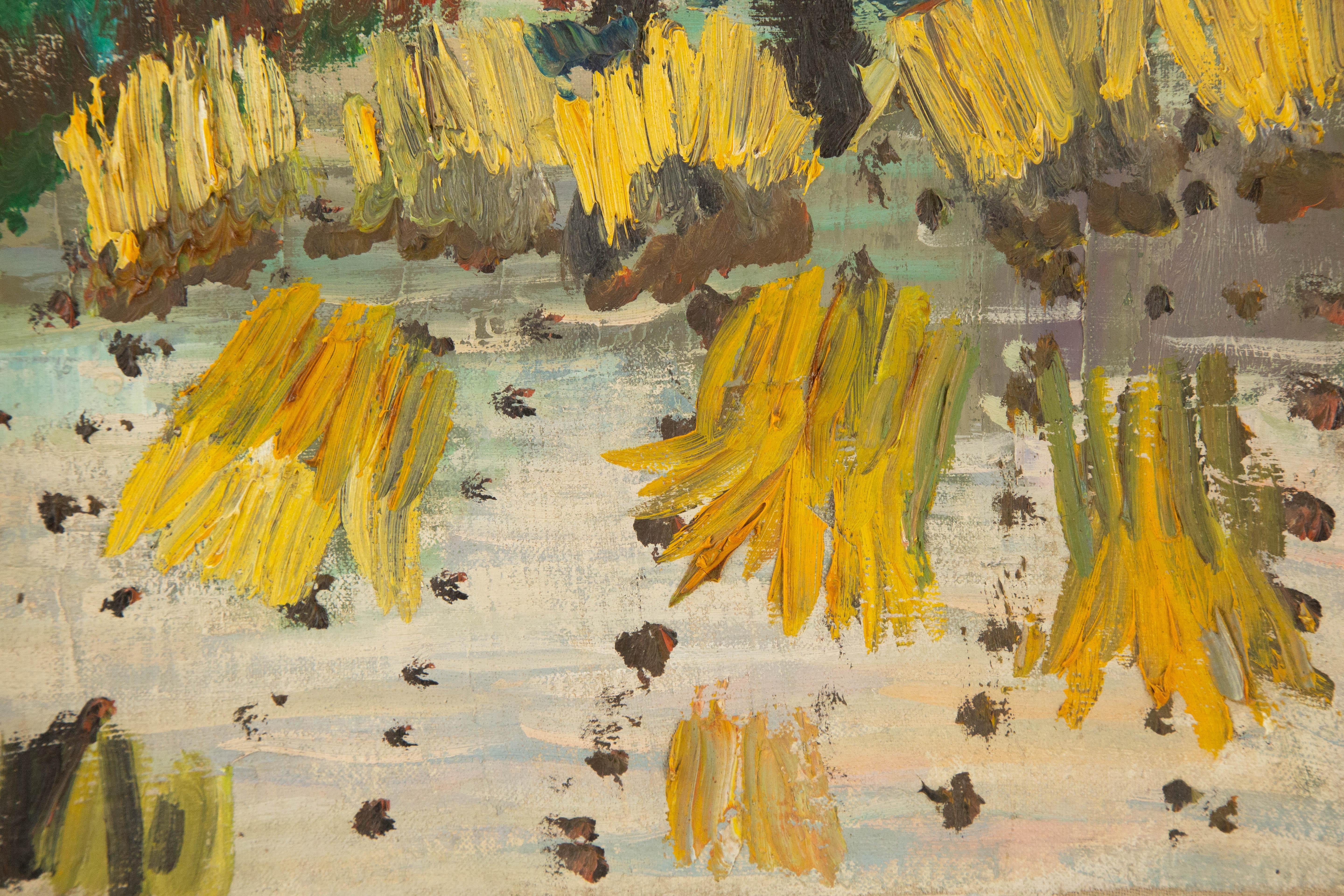Olio su tela originale contemporaneo 