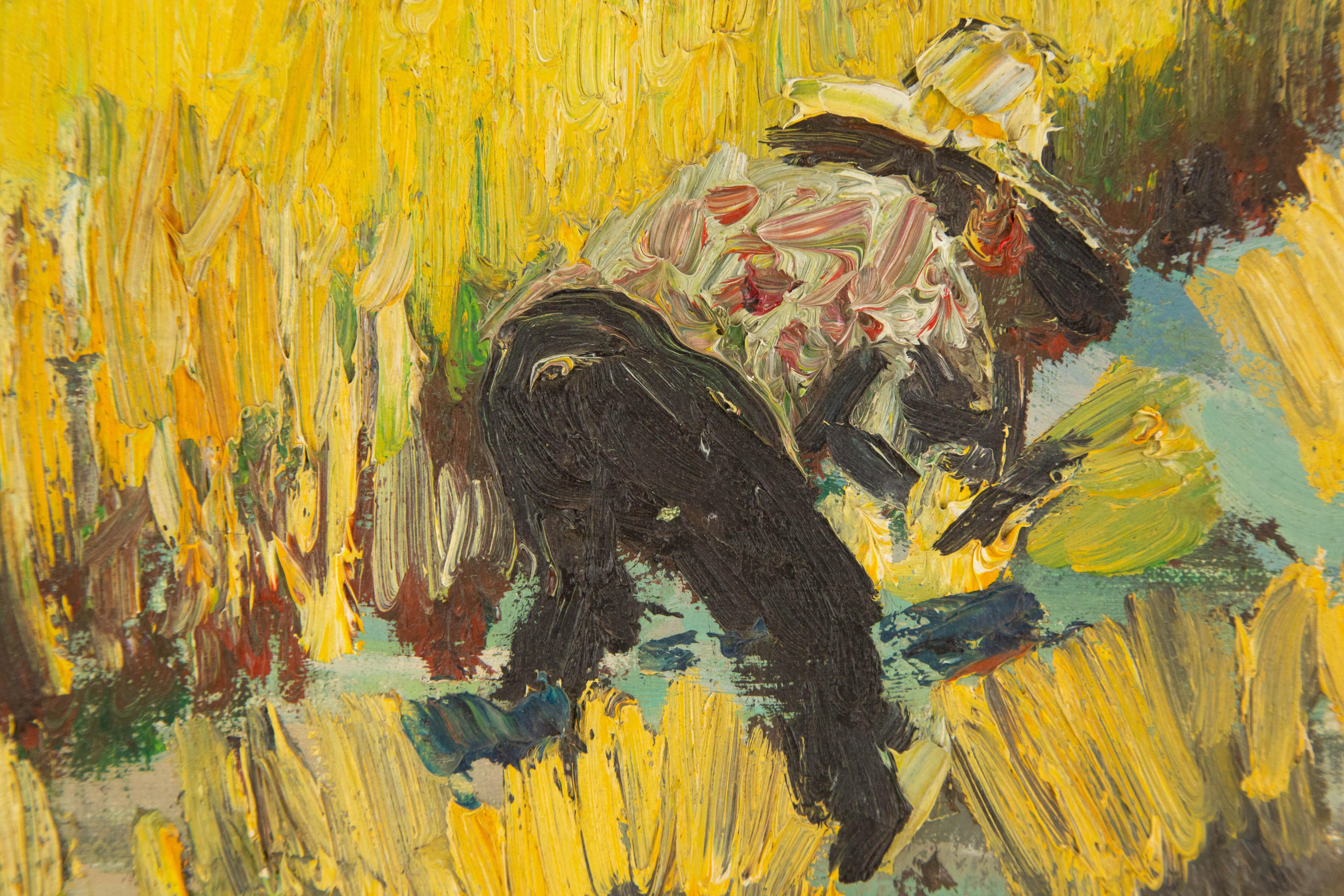 Olio su tela originale contemporaneo 