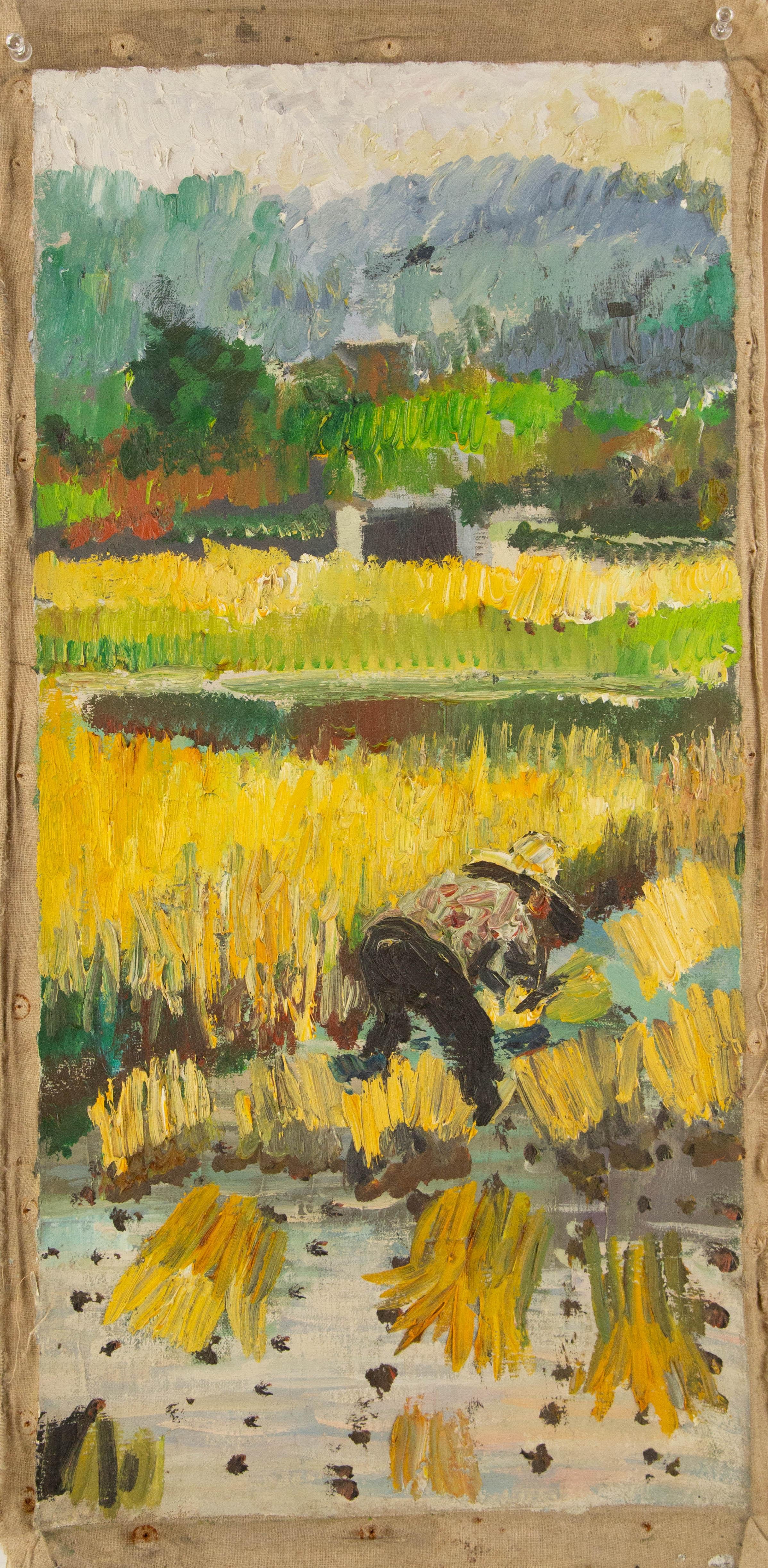 Olio su tela originale contemporaneo 