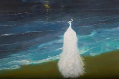 Ze He Impressionist Original Oil Painting "Looking From A Distance"