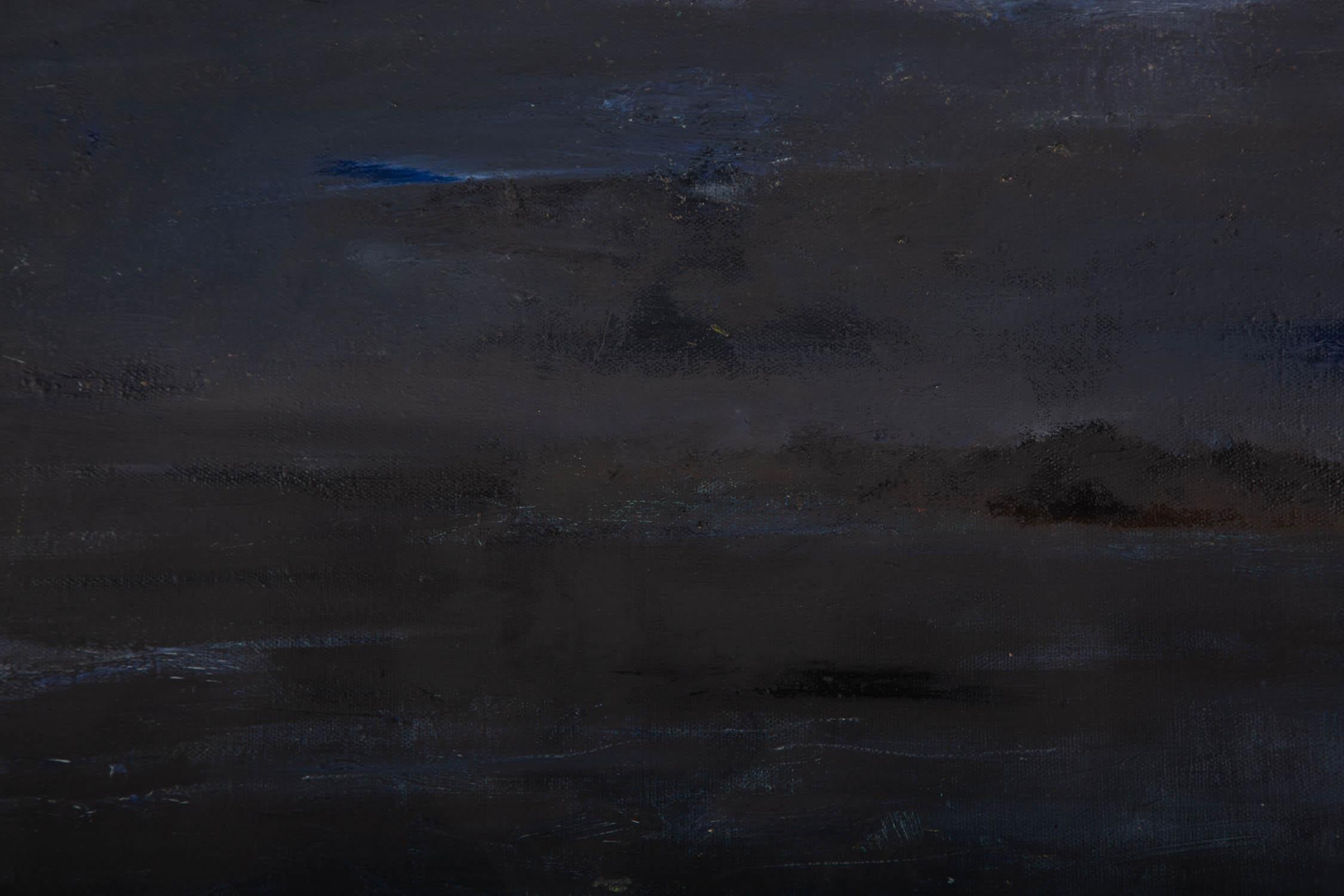 Ze He - Peinture à l'huile impressionniste originale « Looking From A Distance » en vente 4