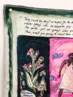 "" Advice from Judea Falaise" sublimation de teinture sur tissu