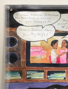 Mixed Media „“ „Marriage is a Lottery“ auf Archivpapier