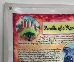"Parable of a Kandake" mixed media on yupo