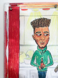 ""Tayo and Dayo" Farbstoffsublimation auf Polycharmeuse