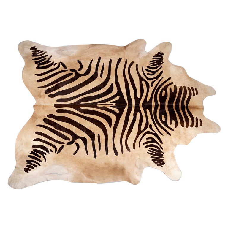 Zebra Genuine Brazilian Cowhide For Sale at 1stDibs