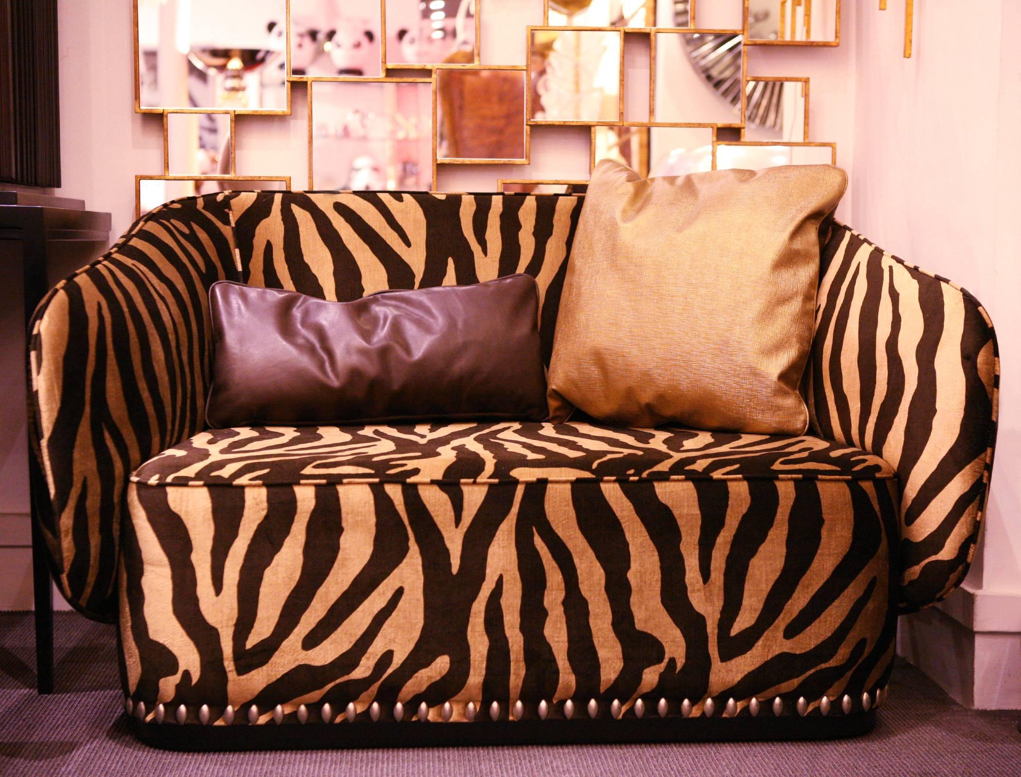 zebra couch