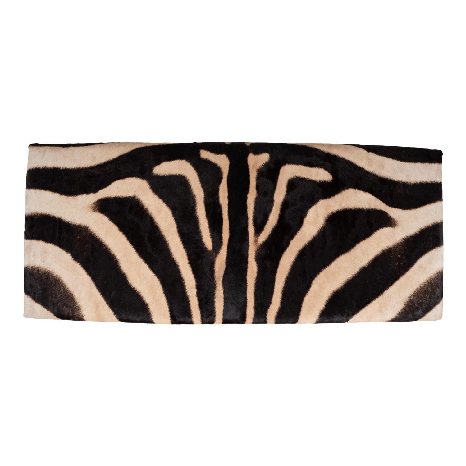 Bench - Zebra Hide  In New Condition For Sale In New York, NY