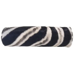 Zebra Hide Bolster Pillow