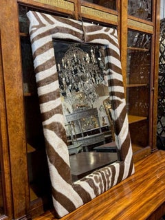 Zebra Hide Mirror