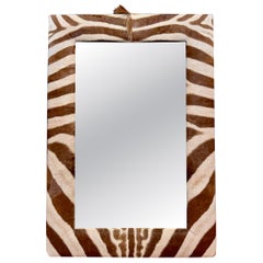 Miroir en peau de zèbre