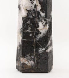 Zebra Jasper Crystal Tower Obelisk Specimen