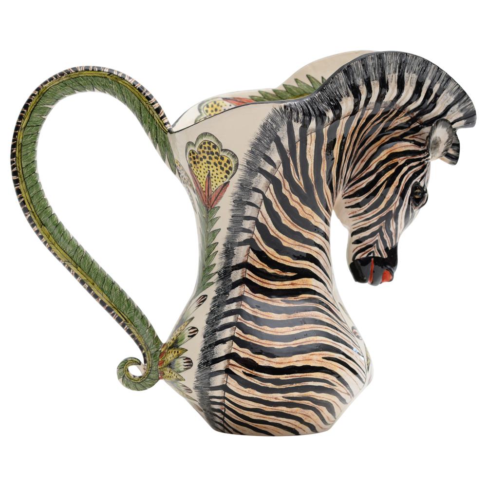 Contemporary Zebra Jug