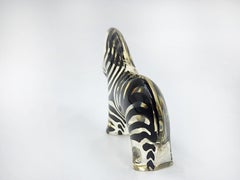 Zebra Lucite Acrylic Sculpture by Abraham Palatnik