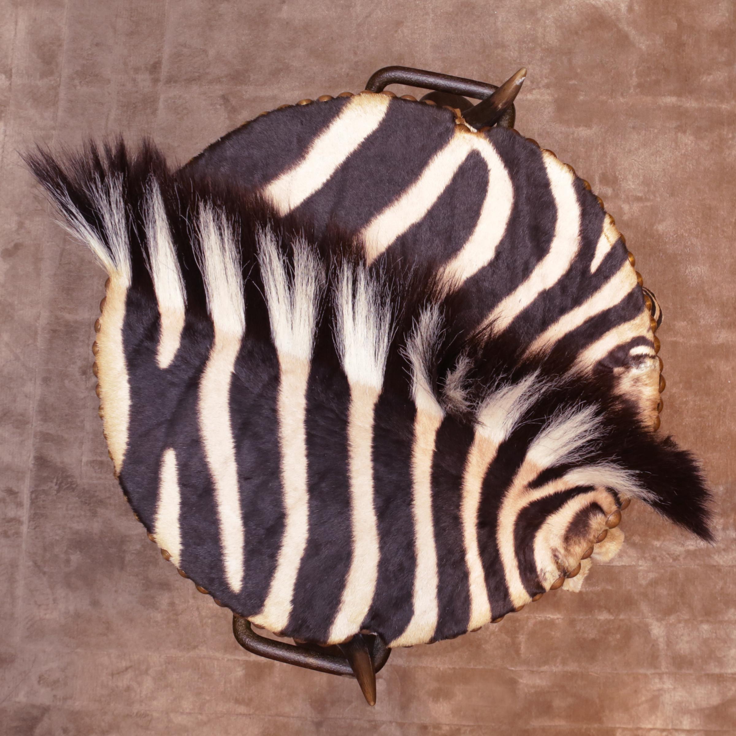 Zebra Mane High Side Table For Sale 1