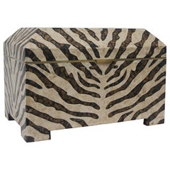 Zebra Motif Storage Box