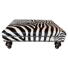 Zebra Ottoman