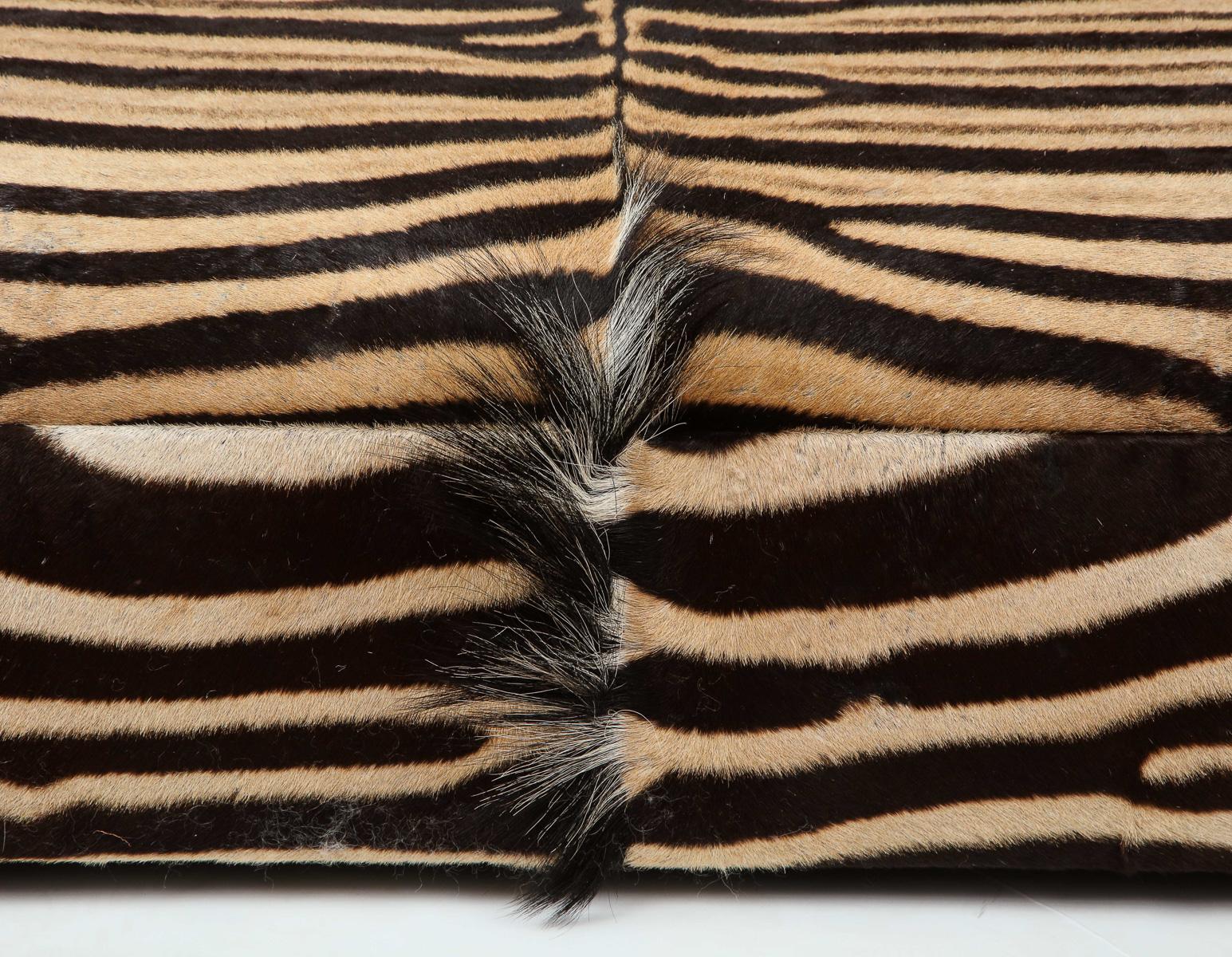 zebra ottoman coffee table