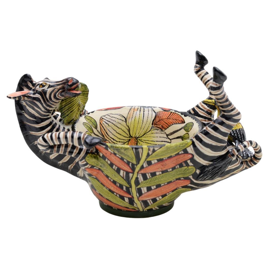 Zebra Peanut Bowl