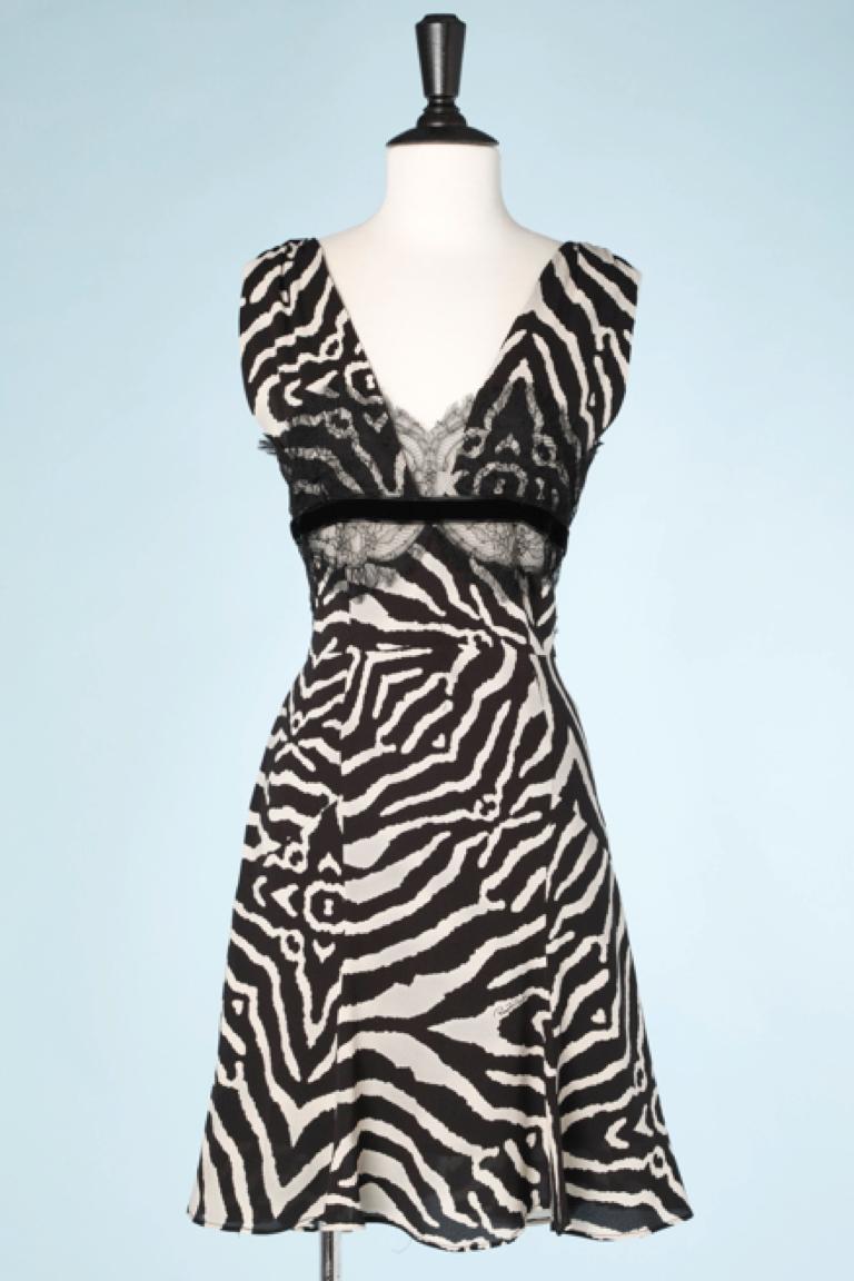 Leaves of Grass, New York Calabria printed silk chiffon dress