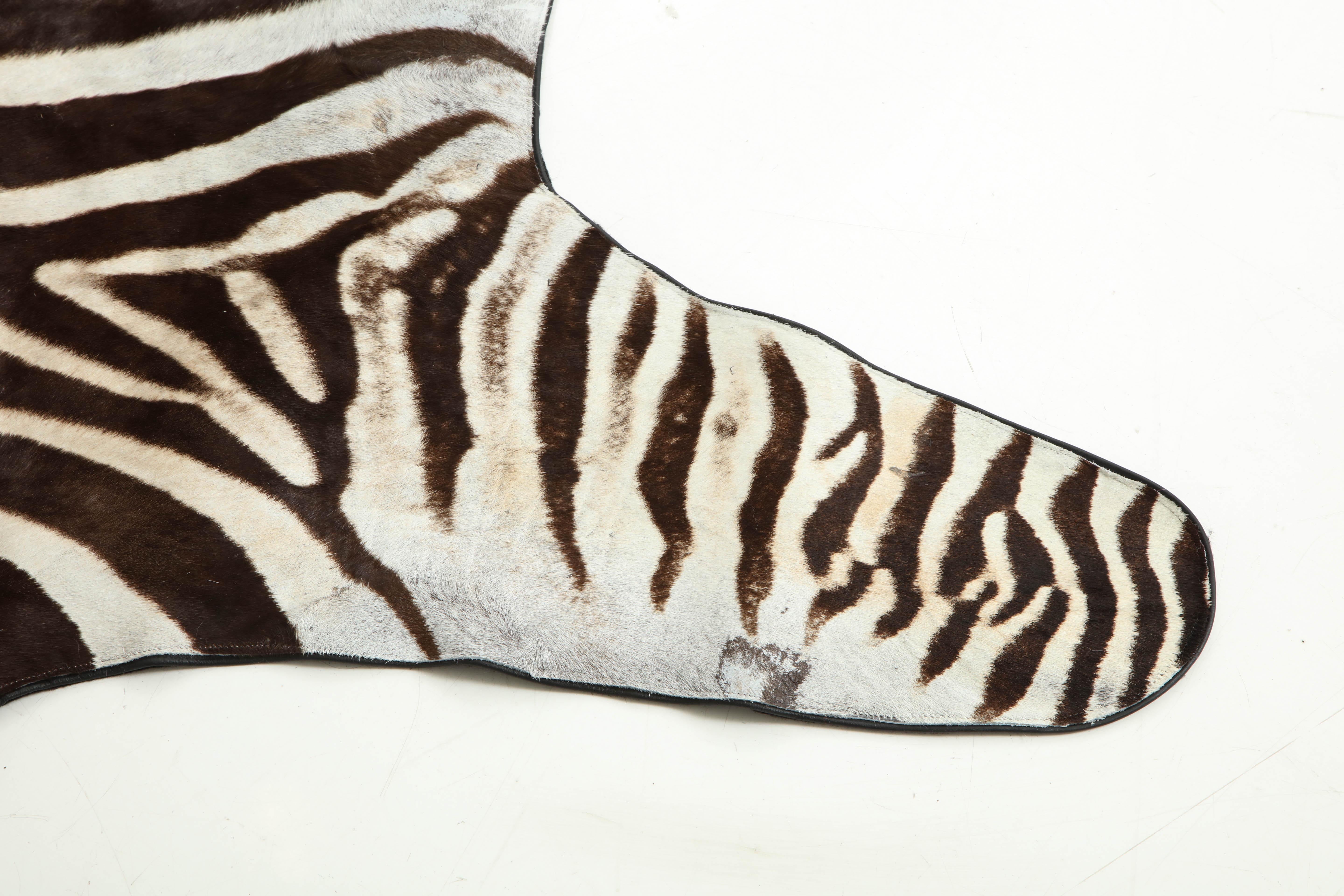 Contemporary Zebra Rug Hide