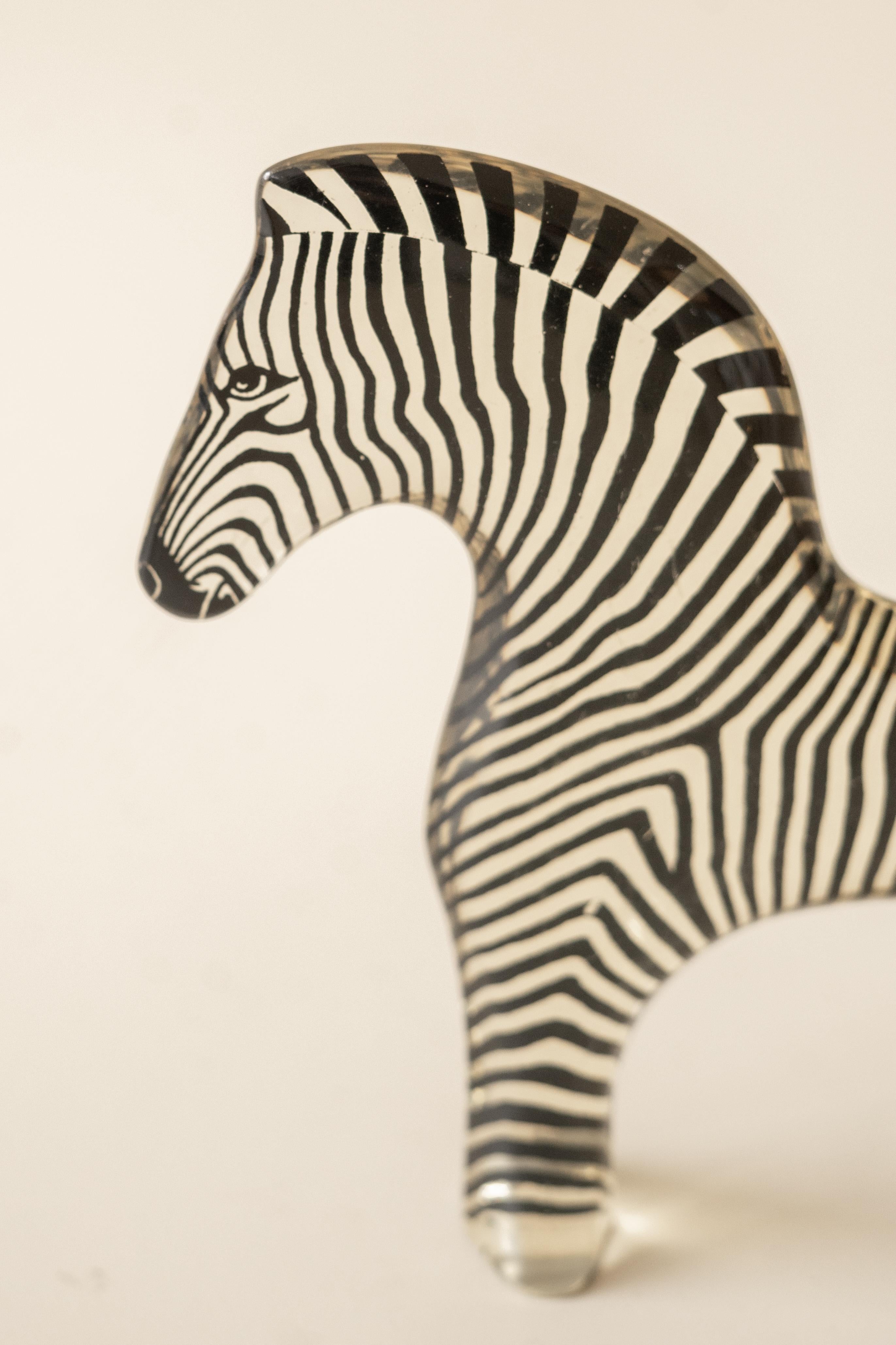 Scultura Zebra, Abraham Palatnik, Design brasiliano, Mordern di metà secolo In condizioni buone in vendita a New York, NY